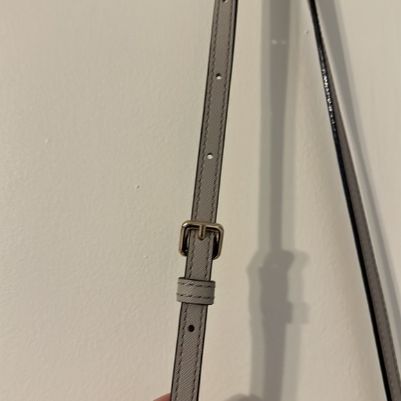 Kate Spade Light Brown Beige Envelope Crossbody Purse - Picture 7 of 11